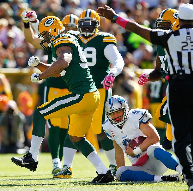 Photos From The Green Bay Packers vs Detroit Lions NFL Football Game •  October 6, 2013